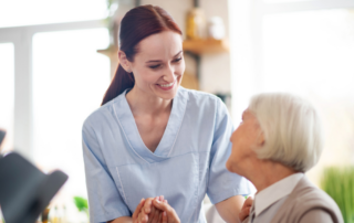 Having a positive attitude can make being a professional caregiver easier.